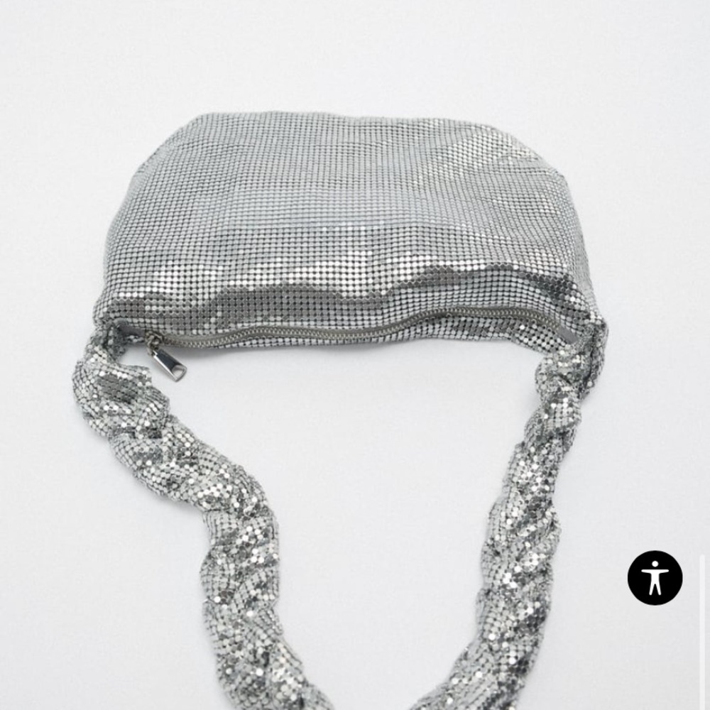 Zara sparkly shoulder bag - Picture 8 of 10